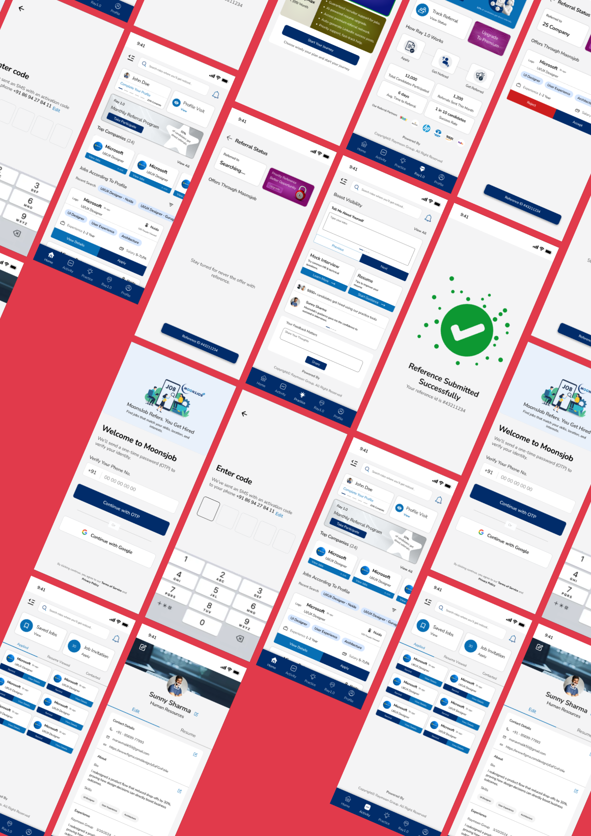 MoonsJob product interface